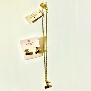 Kate Spade Ma Cherie set necklace & earrings